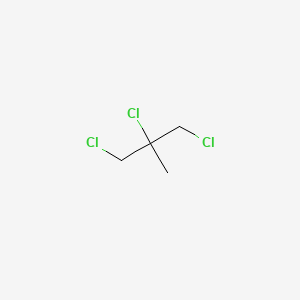 molecular formula C4H7Cl3 B1208359 1,2,3-Trichloro-2-methylpropane CAS No. 1871-58-5