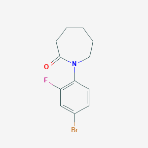 molecular formula C12H13BrFNO B12083618 n-(4-Bromo-2-fluorophenyl)caprolactam 
