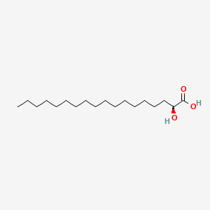 molecular formula C18H36O3 B1208364 (S)-2-hydroxystearic acid 