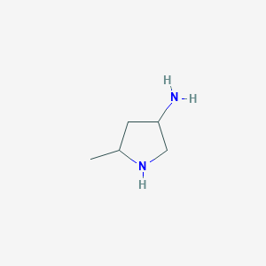 molecular formula C5H12N2 B12083681 5-Methylpyrrolidin-3-amine 