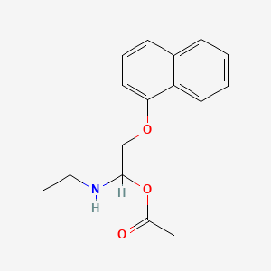 molecular formula C17H21NO3 B1208374 O-Acetylpropranolol CAS No. 2293-03-0
