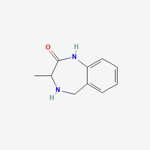 molecular formula C10H12N2O B12083801 3-Methyl-1,3,4,5-tetrahydro-1,4-benzodiazepin-2-one CAS No. 258850-07-6