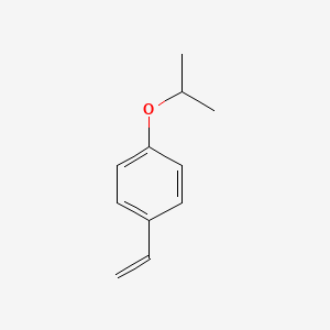 molecular formula C11H14O B12083809 Benzene, 1-ethenyl-4-(1-methylethoxy)- CAS No. 128761-28-4