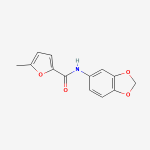 N-(1,3-benzodioxol-5-yl)-5-methyl-2-furancarboxamide