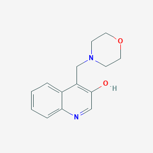 4-(4-Morpholinylmethyl)-3-quinolinol