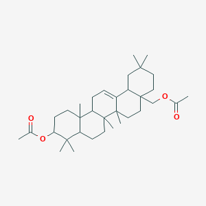 molecular formula C34H54O4 B12083862 Olean-12-ene-3beta,28-diol diacetate 