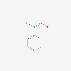 molecular formula C8H5ClF2 B12083863 (2-Chloro-1,2-difluoroethenyl)benzene 