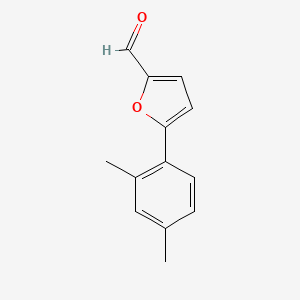 molecular formula C13H12O2 B12083882 5-(2,4-Dimethylphenyl)furan-2-carbaldehyde 