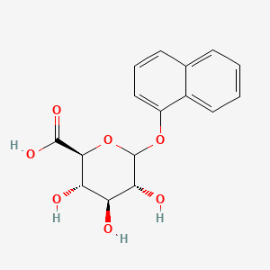 molecular formula C16H16O7 B1208389 Naphthyl glucuronide CAS No. 27710-10-7