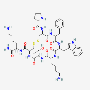molecular formula C47H68N12O9S2 B12083894 Pcfwktck 