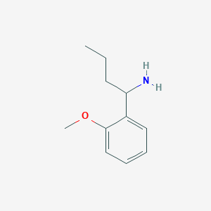 molecular formula C11H17NO B12083932 1-(2-Methoxyphenyl)butan-1-amine 
