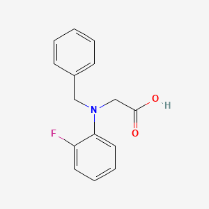 molecular formula C15H14FNO2 B12084007 N-Benzyl-N-(2-fluorophenyl)glycine 
