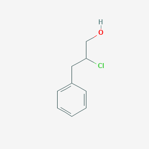 molecular formula C9H11ClO B12084017 2-Chloro-3-phenylpropan-1-ol 