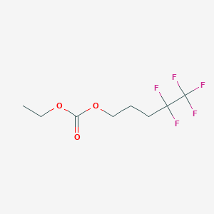 molecular formula C8H11F5O3 B12084029 Ethyl 4,4,5,5,5-pentafluoropentyl carbonate 