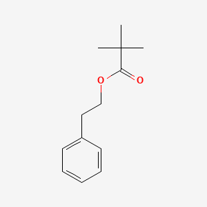 molecular formula C13H18O2 B1208408 2-Phenylethyl pivalate CAS No. 67662-96-8