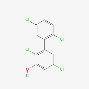 molecular formula C12H6Cl4O B1208412 3-Hydroxy-2,5,2',5'-tetrachlorobiphenyl CAS No. 51274-67-0