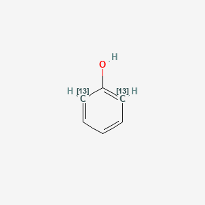 molecular formula C6H6O B12084131 (2,6-13C2)cyclohexatrienol 