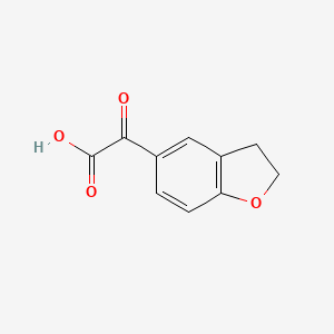 molecular formula C10H8O4 B12084143 2-(2,3-Dihydrobenzofuran-5-yl)-2-oxoacetic acid 