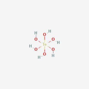 molecular formula H6TeO6<br>H6O6Te B1208416 正碲酸 CAS No. 7803-68-1