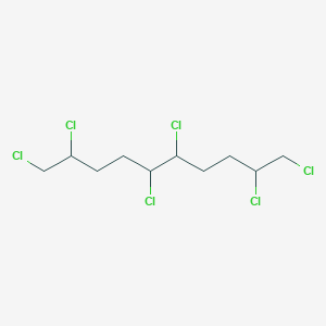 molecular formula C10H16Cl6 B12084188 1,2,5,6,9,10-hexachlorodecane CAS No. 189350-94-5