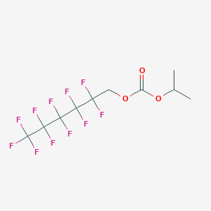 molecular formula C10H9F11O3 B12084193 Isopropyl 1H,1H-perfluorohexyl carbonate 