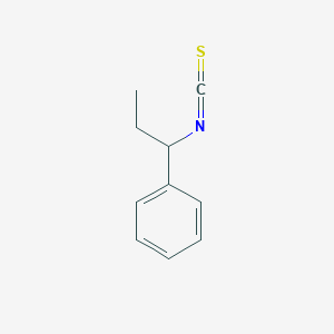 molecular formula C10H11NS B12084262 (1-Isothiocyanatopropyl)benzene CAS No. 4426-82-8