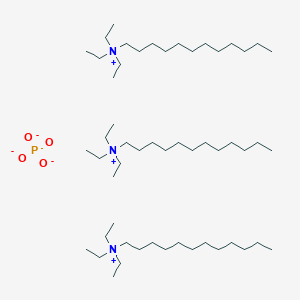 molecular formula C54H120N3O4P B12084267 N,N,N-Triethyldodecan-1-aminium phosphate 