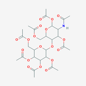 molecular formula C28H39NO18 B12084274 N-Acetyllactosamine heptaacetate 98 