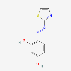 molecular formula C9H7N3O2S B1208428 4-(2-噻唑基偶氮)邻苯二酚 CAS No. 2246-46-0