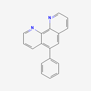 molecular formula C18H12N2 B1208429 5-Phenyl-1,10-phenanthroline CAS No. 6153-89-5