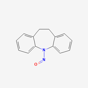 molecular formula C14H12N2O B1208430 N-Nitrosodihydrodibenzazepine CAS No. 7458-08-4
