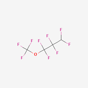molecular formula C4HF9O B12084301 1,1,2,2,3,3-Hexafluoro-1-(trifluoromethoxy)propane CAS No. 67490-36-2