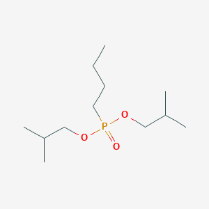 molecular formula C12H27O3P B12084357 Bis(2-methylpropyl) butylphosphonate CAS No. 10092-77-0