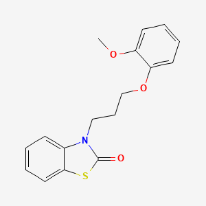 3-[3-(2-Methoxyphenoxy)propyl]-1,3-benzothiazol-2-one
