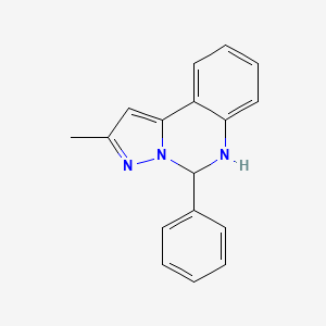 2-Methyl-5-phenyl-3,5-dihydropyrazolo[1,5-c]quinazoline