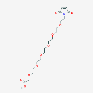 molecular formula C18H29NO10 B12084395 Mal-PEG6-CH2COOH 