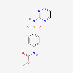 N-[4-(2-pyrimidinylsulfamoyl)phenyl]carbamic acid methyl ester