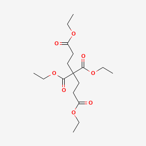 molecular formula C17H28O8 B12084453 Tetraethyl pentane-1,3,3,5-tetracarboxylate CAS No. 6297-36-5