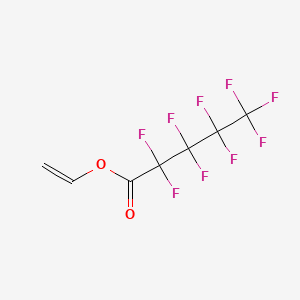 molecular formula C7H3F9O2 B12084458 Vinyl perfluorovalerate CAS No. 424-37-3