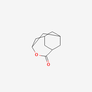 molecular formula C10H14O2 B1208449 4-Oxahomoadamantan-5-one CAS No. 21898-84-0