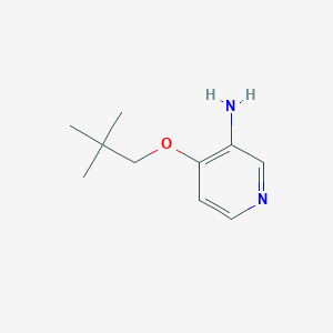 molecular formula C10H16N2O B12084502 4-(Neopentyloxy)pyridin-3-amine 