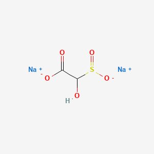 molecular formula C2H2Na2O5S B12084510 Acetic acid, hydroxysulfino-, disodium salt CAS No. 223106-41-0
