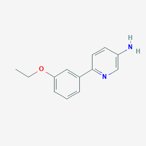 molecular formula C13H14N2O B12084529 6-(3-Ethoxyphenyl)pyridin-3-amine 