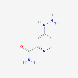 molecular formula C6H8N4O B12084530 4-Hydrazinylpicolinamide 