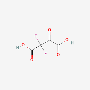 molecular formula C4H2F2O5 B1208455 Difluorooxaloacetate CAS No. 2991-85-7