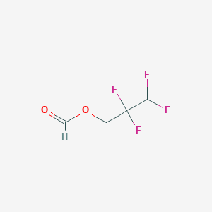 molecular formula C4H4F4O2 B12084556 2,2,3,3-Tetrafluoropropyl formate 