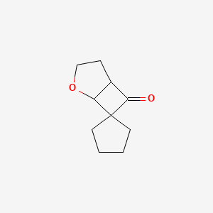 molecular formula C10H14O2 B12084563 4-Oxaspiro[bicyclo[3.2.0]heptane-6,1'-cyclopentane]-7-one 