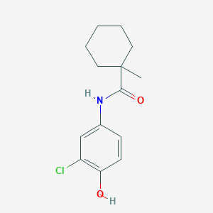 molecular formula C14H18ClNO2 B12084586 N-(3-Chloro-4-hydroxyphenyl)-1-methylcyclohexane-1-carboxamide 