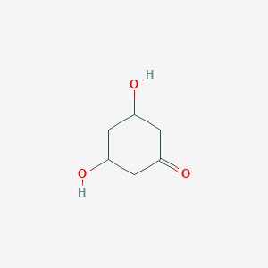 molecular formula C6H10O3 B12084598 3,5-Dihydroxycyclohexan-1-one 
