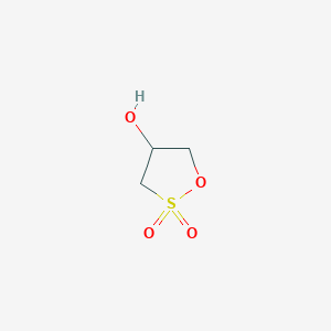 molecular formula C3H6O4S B12084657 1,2-Oxathiolan-4-ol, 2,2-dioxide CAS No. 10200-48-3